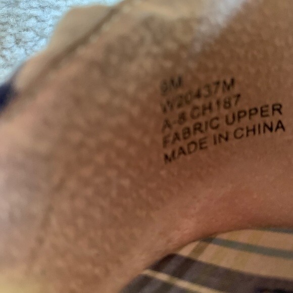 Tommy Hilfiger Madras Plaid Wedge Espadrille Sandals Size 9M - Picture 3 of 8